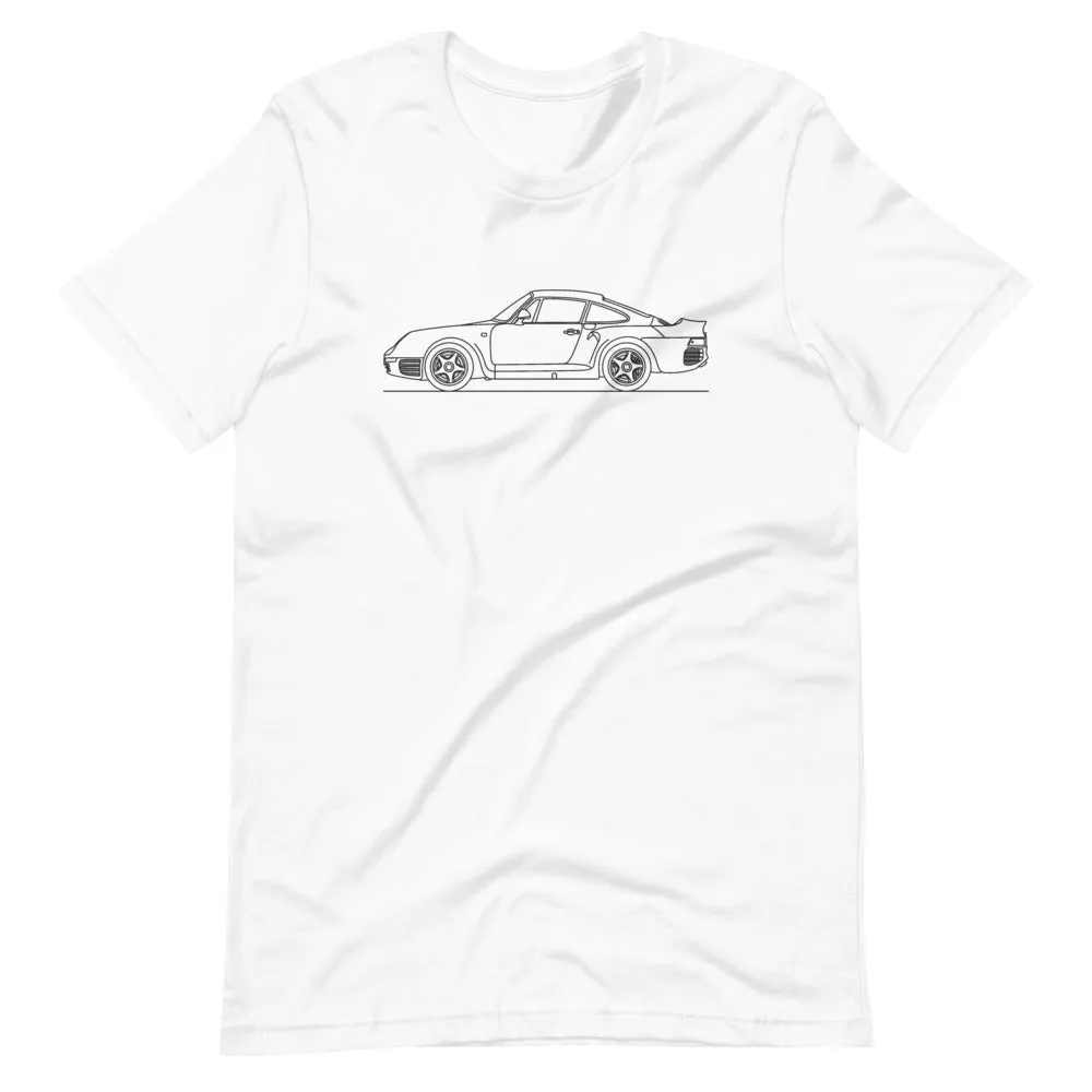 Porsche 959 silhouette T-shirt