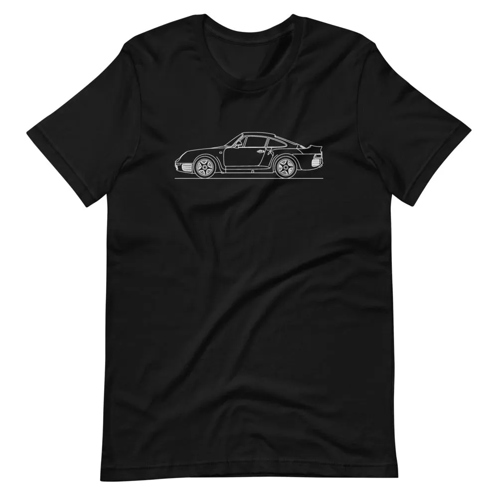 Porsche 959 silhouette T-shirt