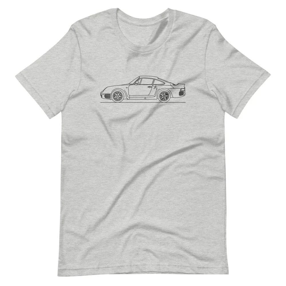Porsche 959 silhouette T-shirt