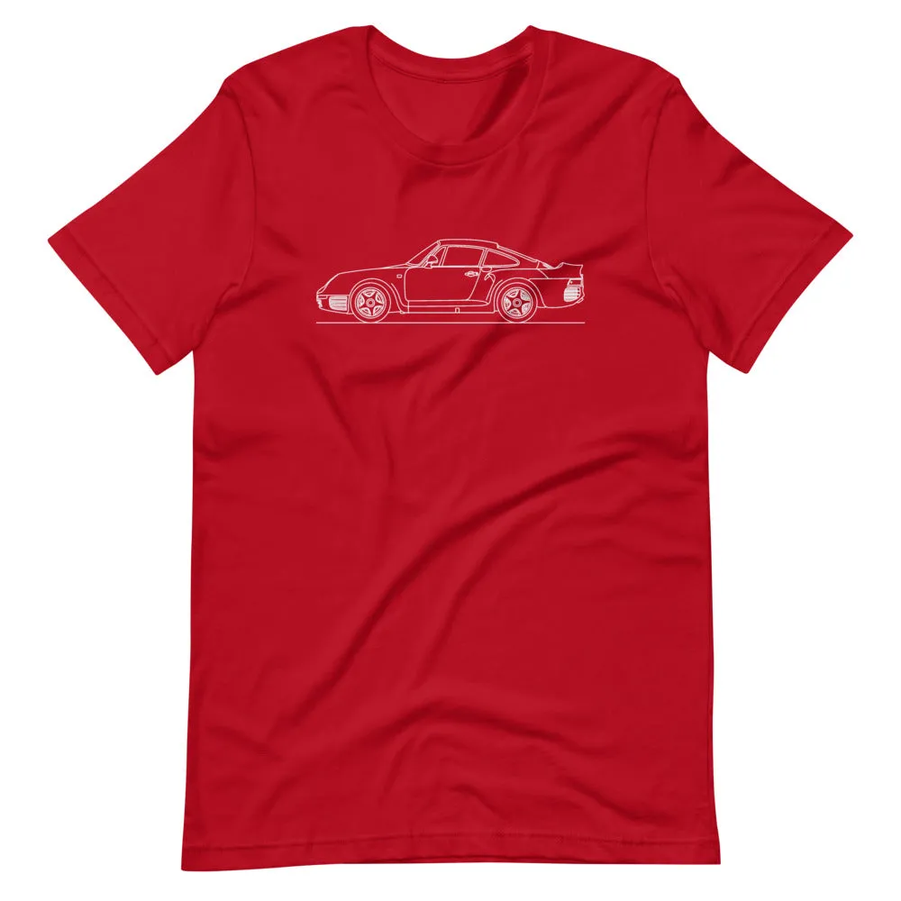 Porsche 959 silhouette T-shirt