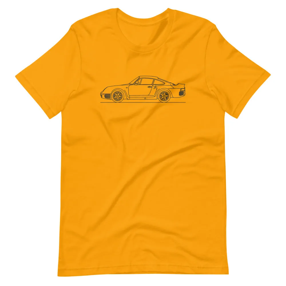 Porsche 959 silhouette T-shirt