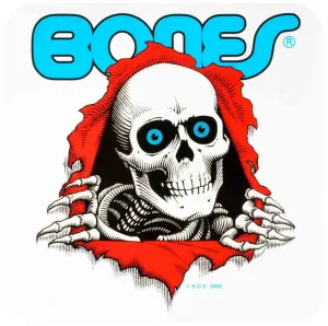 Powell Peralta - Ripper Bumper 5" Sticker White