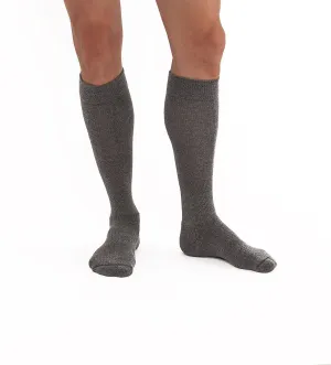 PR/1 JOBST ACTIVEWEAR KNEE HIGH COMPRESSION STOCKINGS, CLOSED TOE, 15-20MMHG, GREY, LARGE