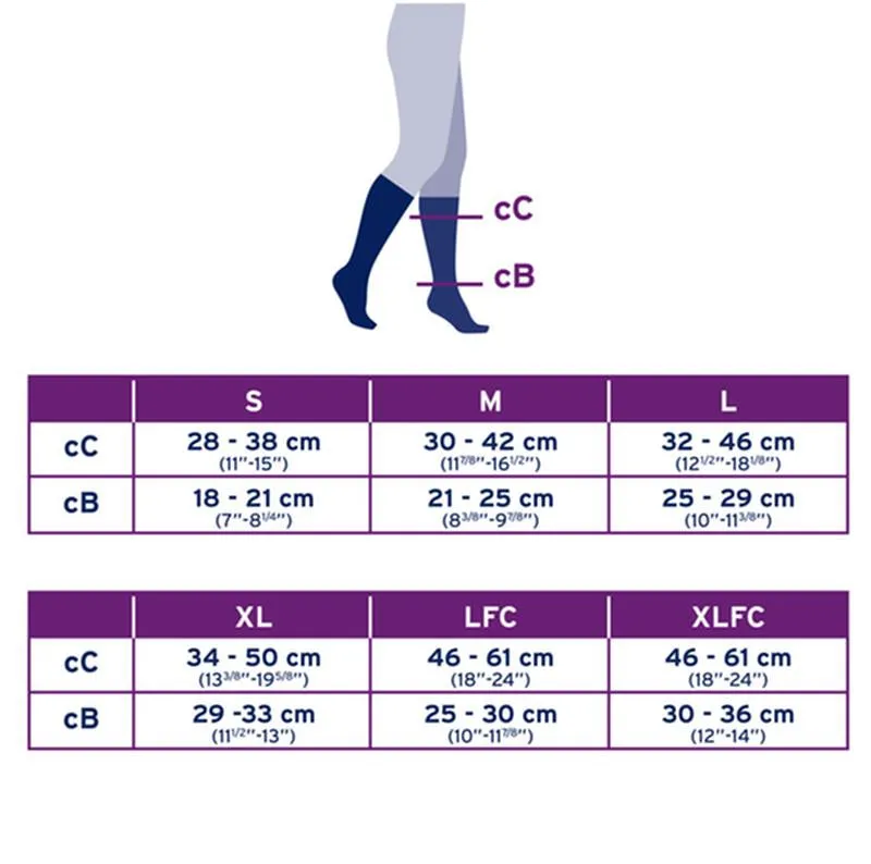 PR/1 JOBST ACTIVEWEAR UNISEX, KNEE HIGH, 15-20MMHG, MD, WHITE, CLOSED TOE