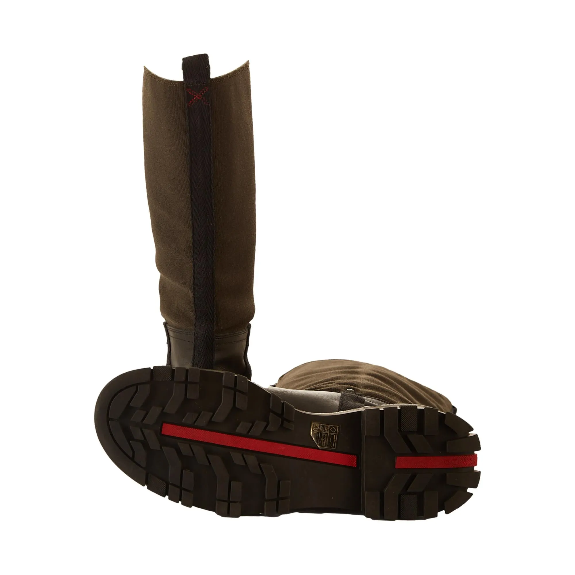 Prada Canvas Utility Boots
