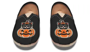 Pumpkin Cat Casual Shoes