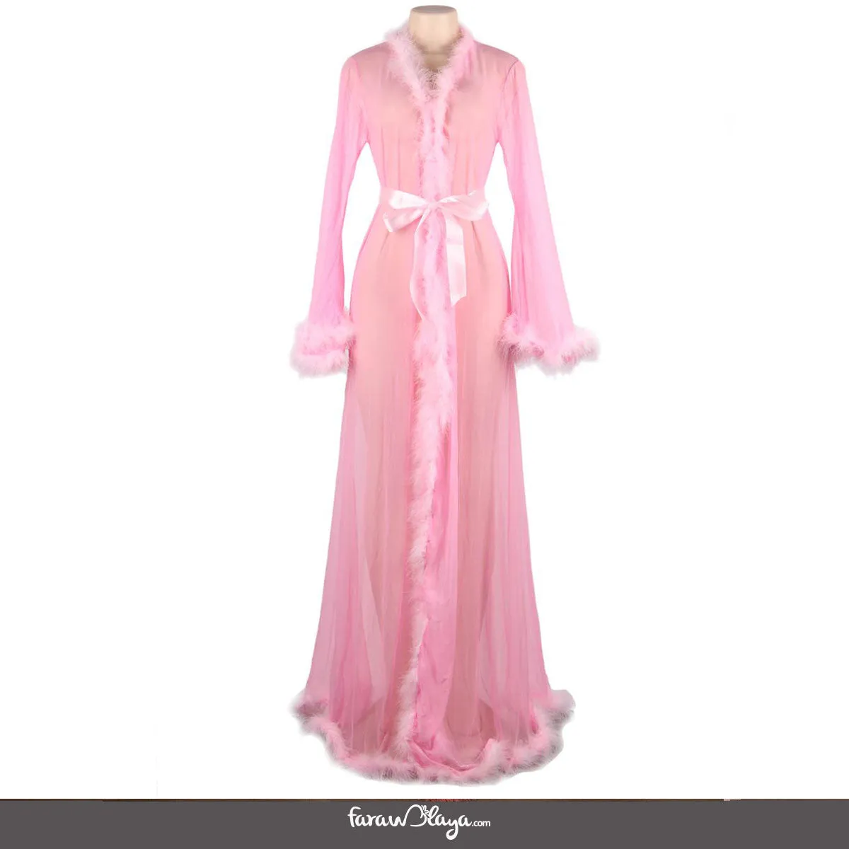 Queen  Robe Egypt Perspective Sheer Sleepwear