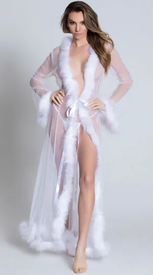 Queen  Robe Egypt Perspective Sheer Sleepwear