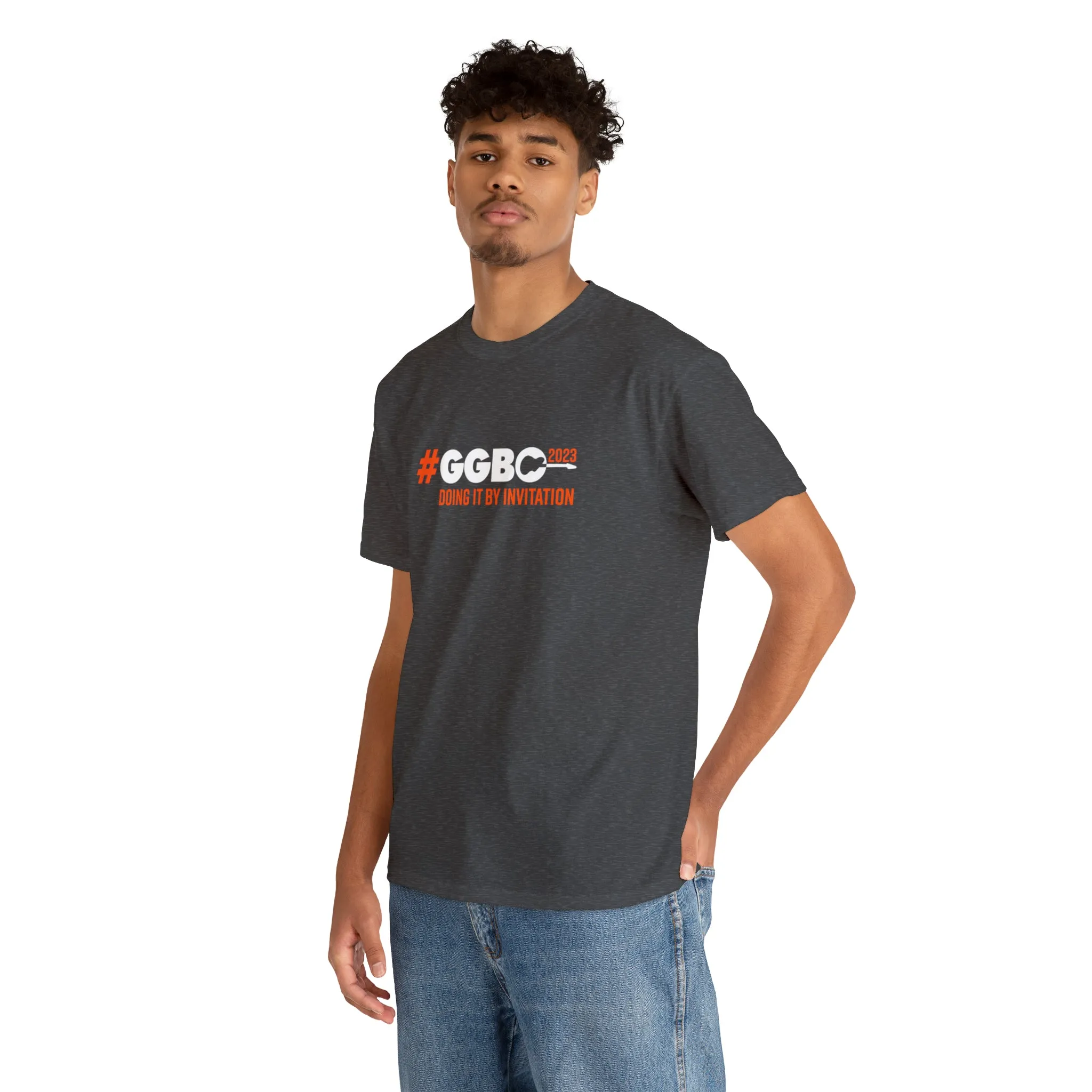 "I'm doing it by Invitation!" Unisex Heavy Cotton Tee