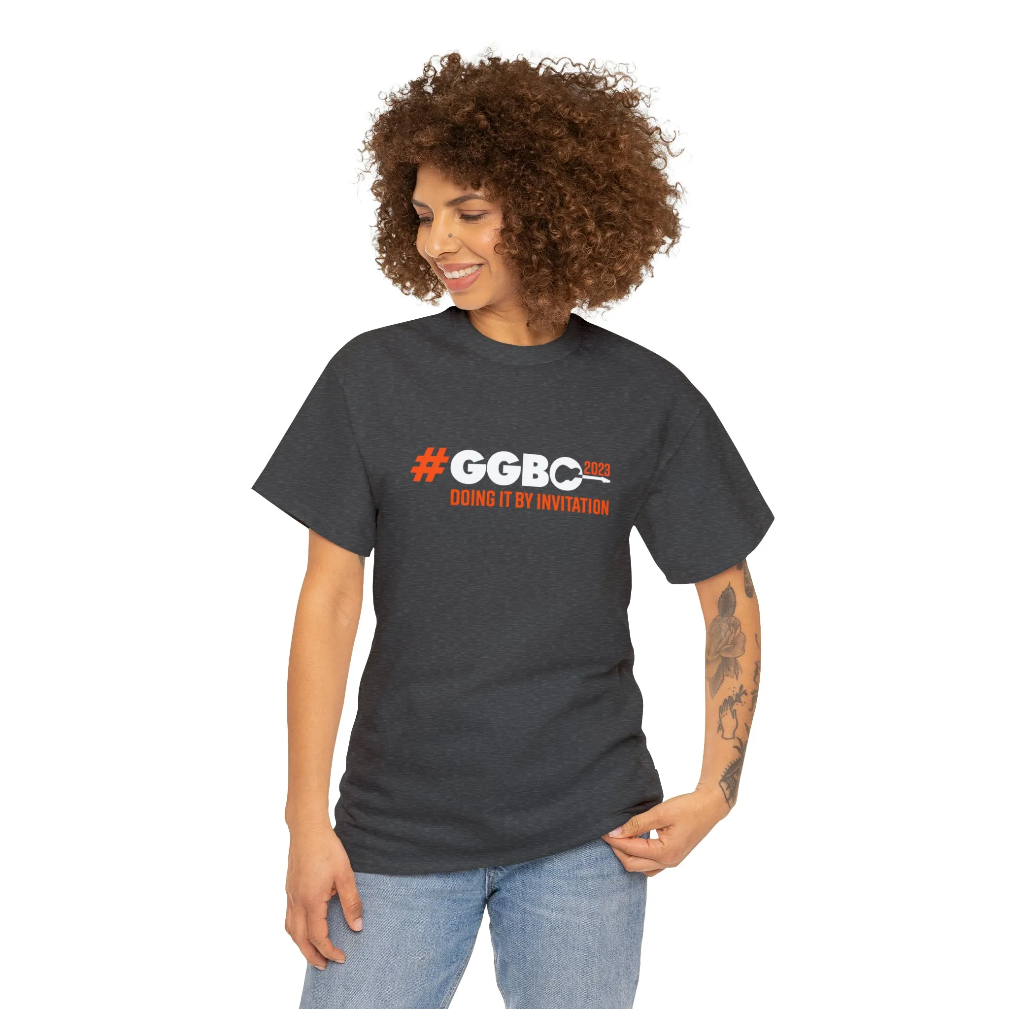 "I'm doing it by Invitation!" Unisex Heavy Cotton Tee