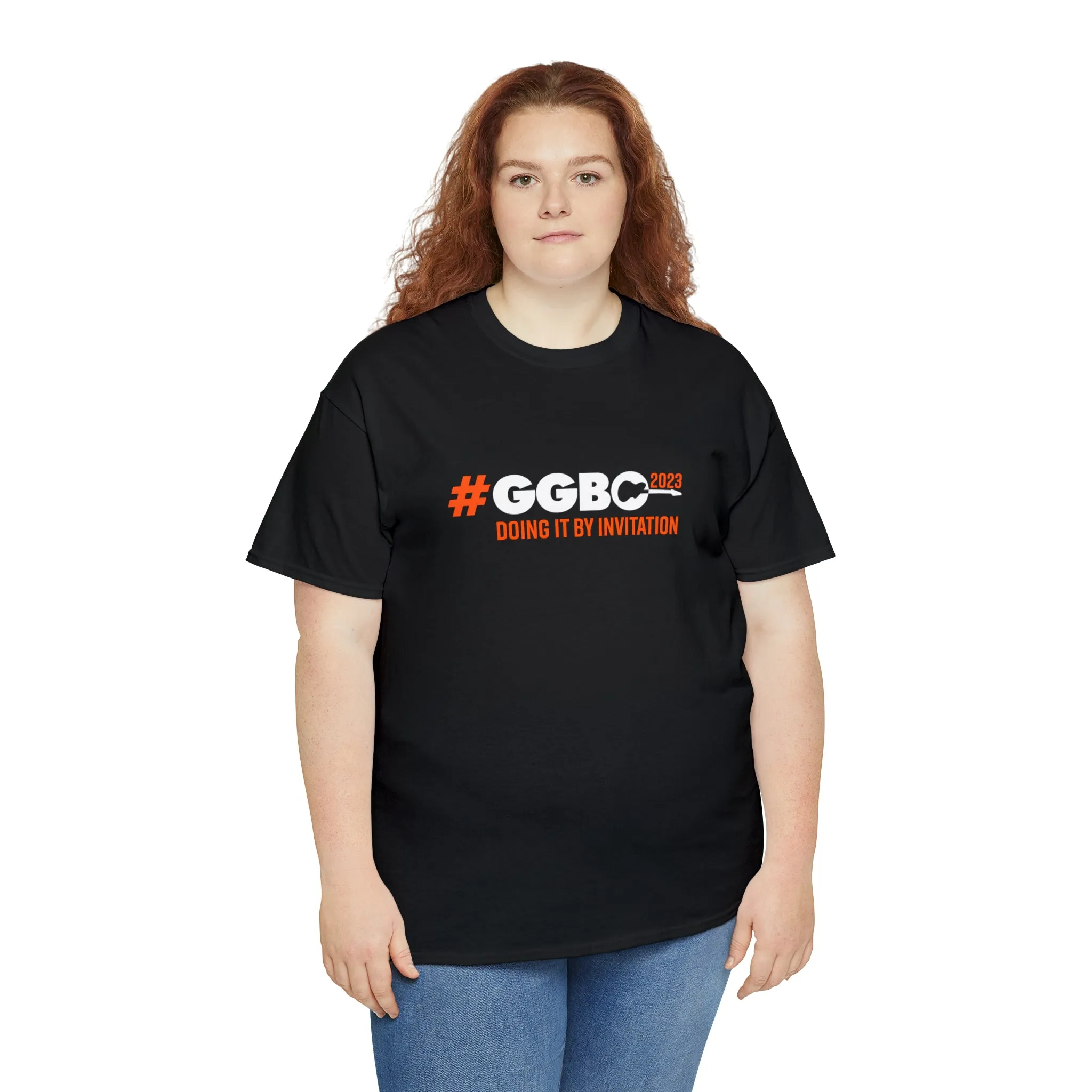 "I'm doing it by Invitation!" Unisex Heavy Cotton Tee