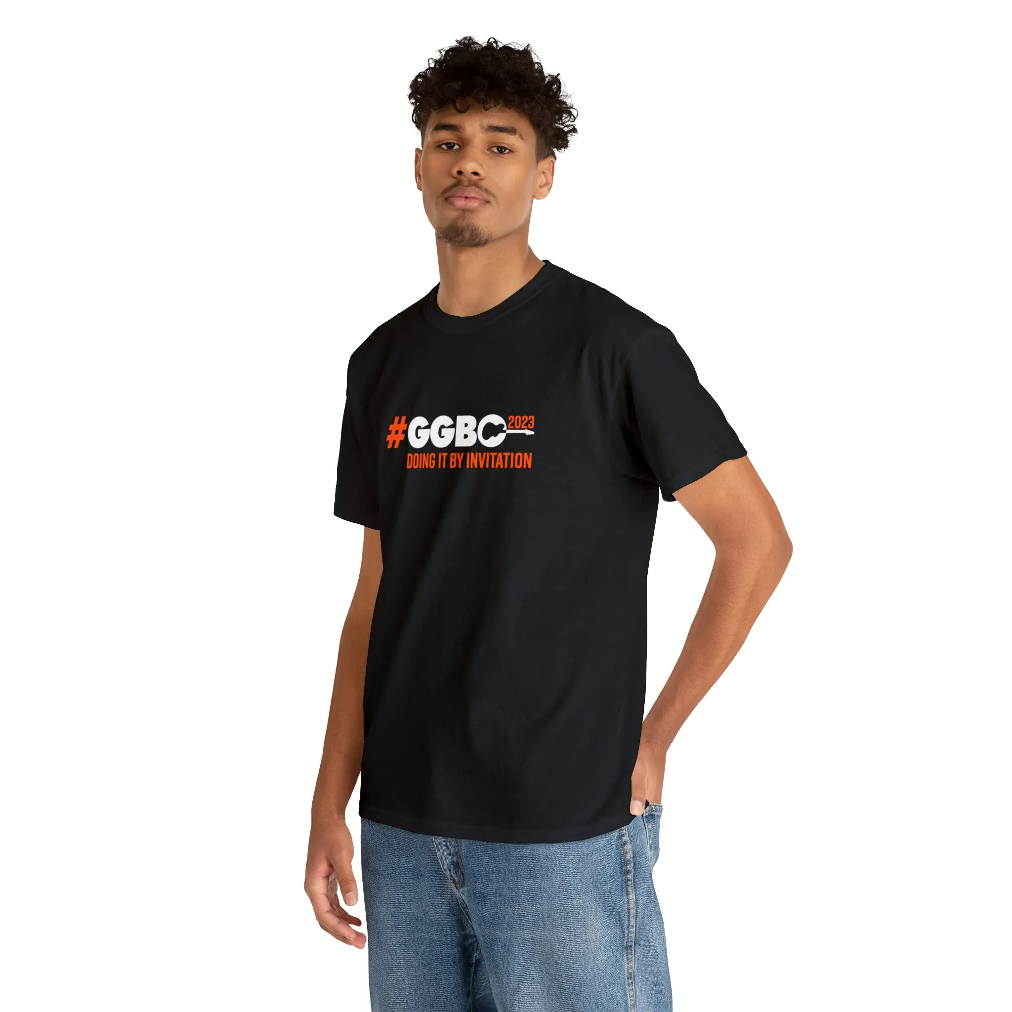 "I'm doing it by Invitation!" Unisex Heavy Cotton Tee