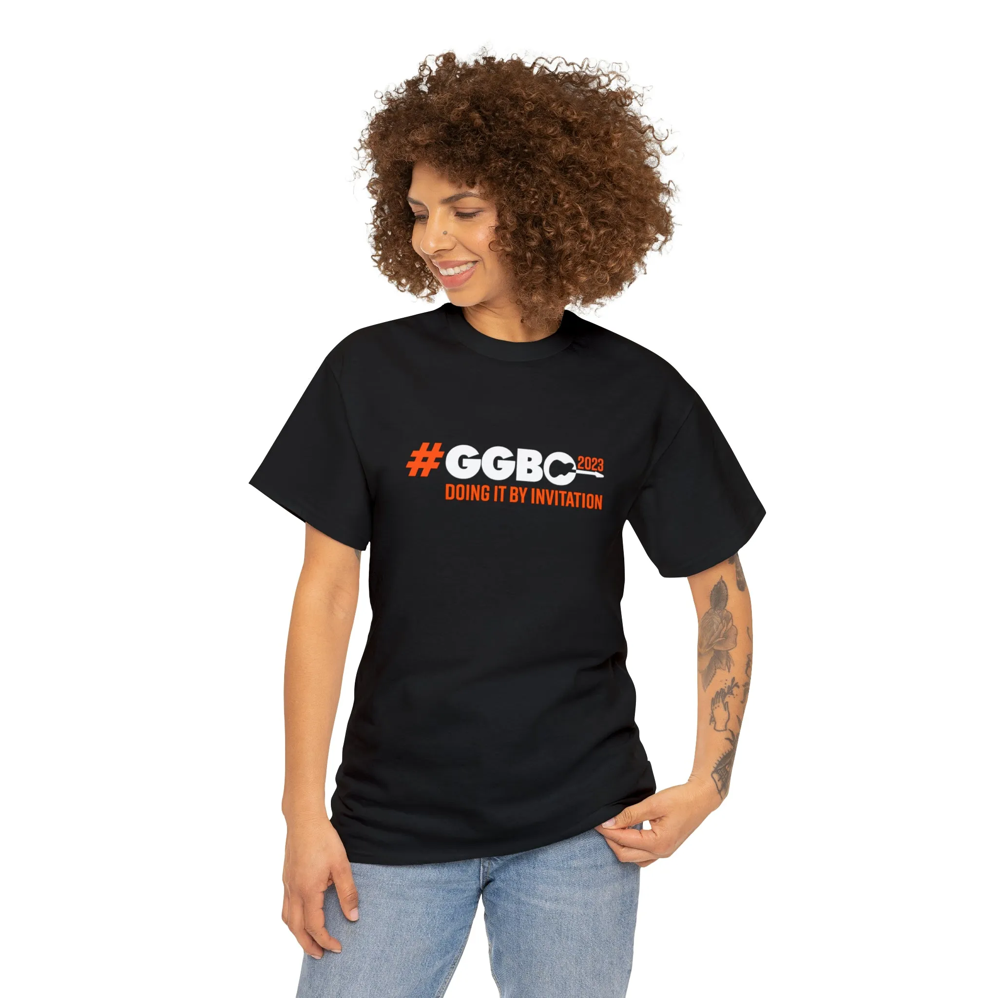 "I'm doing it by Invitation!" Unisex Heavy Cotton Tee