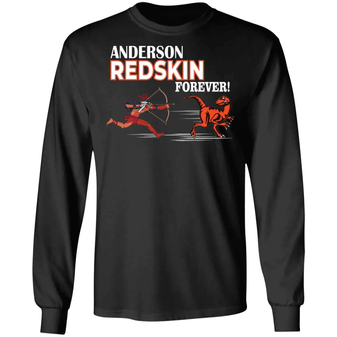 "REDSKIN FOREVER" Long Sleeve (Black)