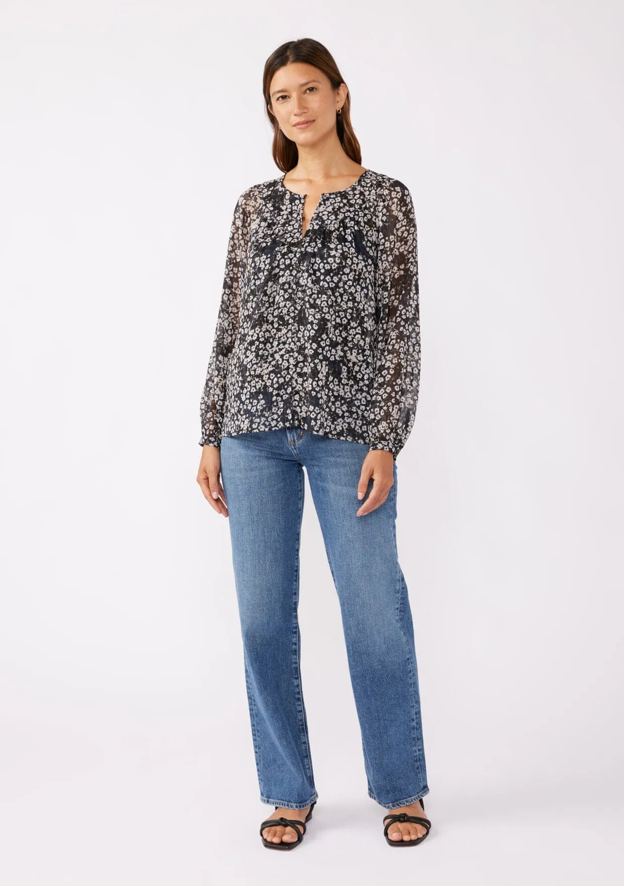 Raven's Garden Button Down Blouse