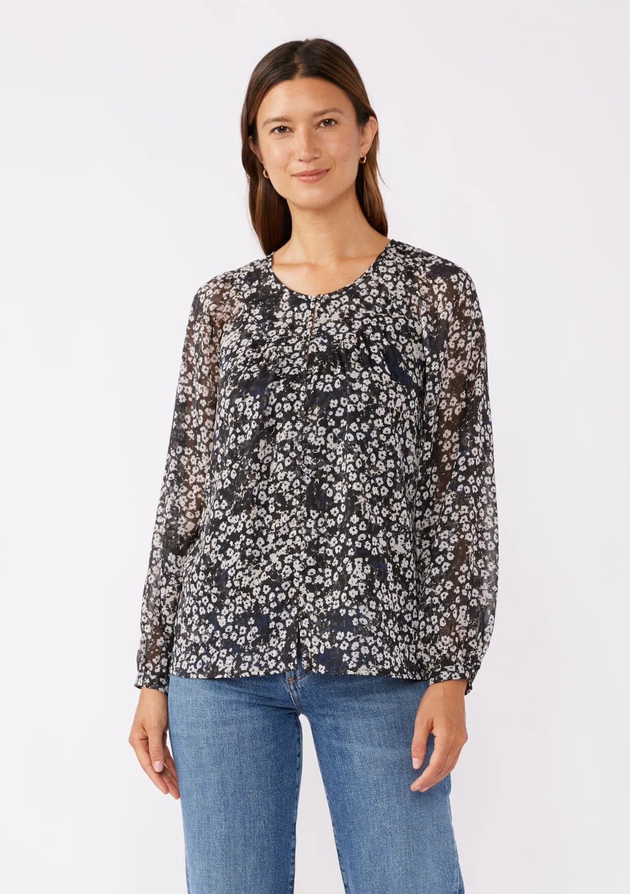 Raven's Garden Button Down Blouse