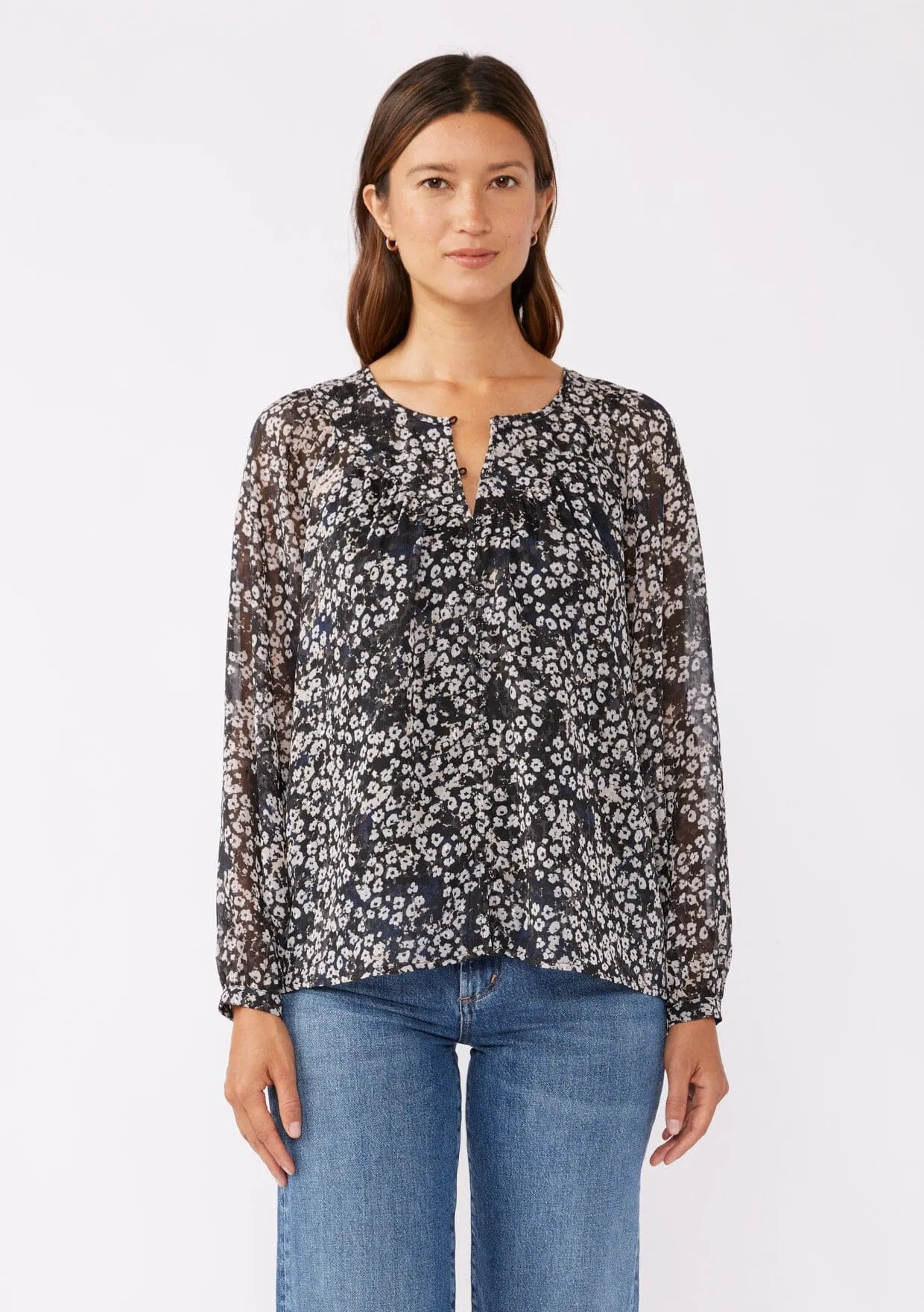 Raven's Garden Button Down Blouse