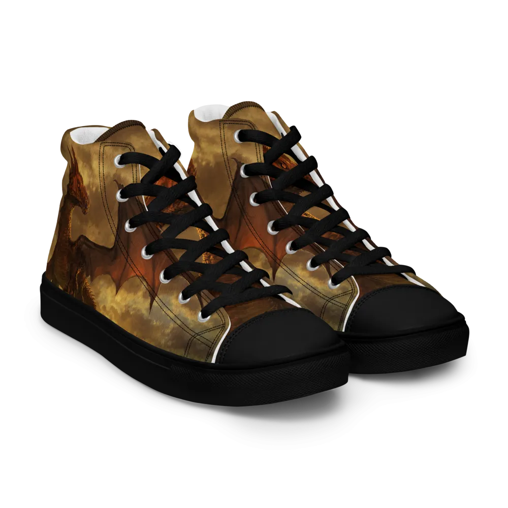 Red Dragon High Top Shoes