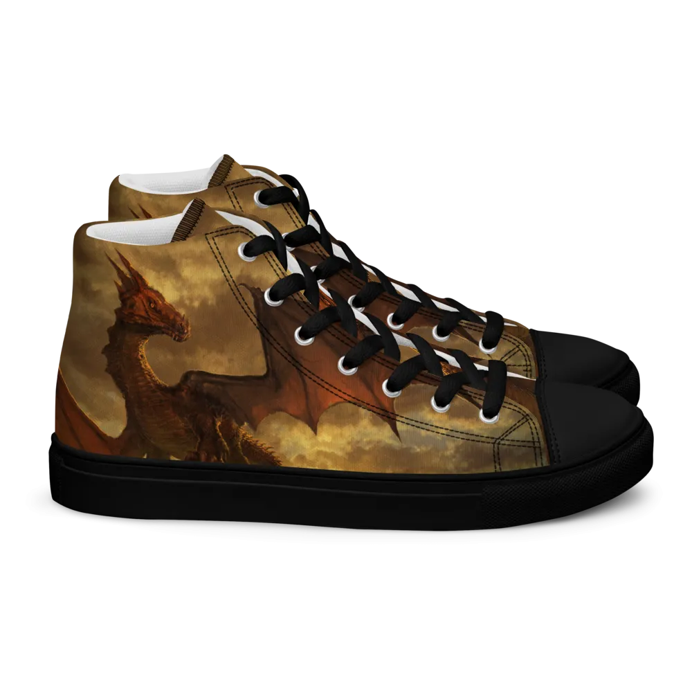 Red Dragon High Top Shoes