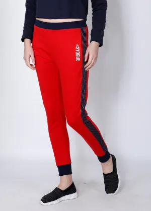 Red Multidots Joggers