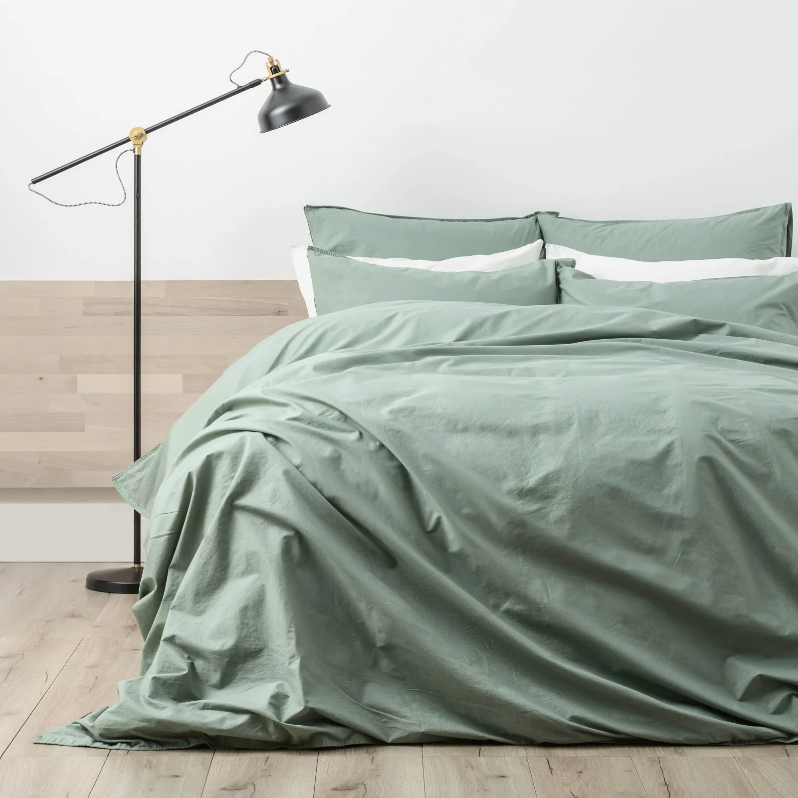 Renee Taylor Helena Vintage Stone washed Quilt Cover Set - Cactus
