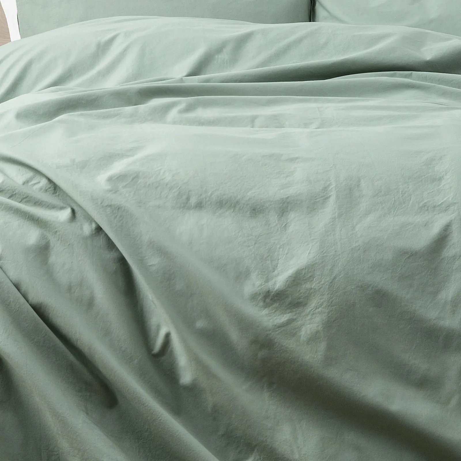 Renee Taylor Helena Vintage Stone washed Quilt Cover Set - Cactus