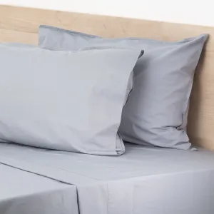 Renee Taylor Helena Vintage Stone washed Sheet Set - Dusty Blue