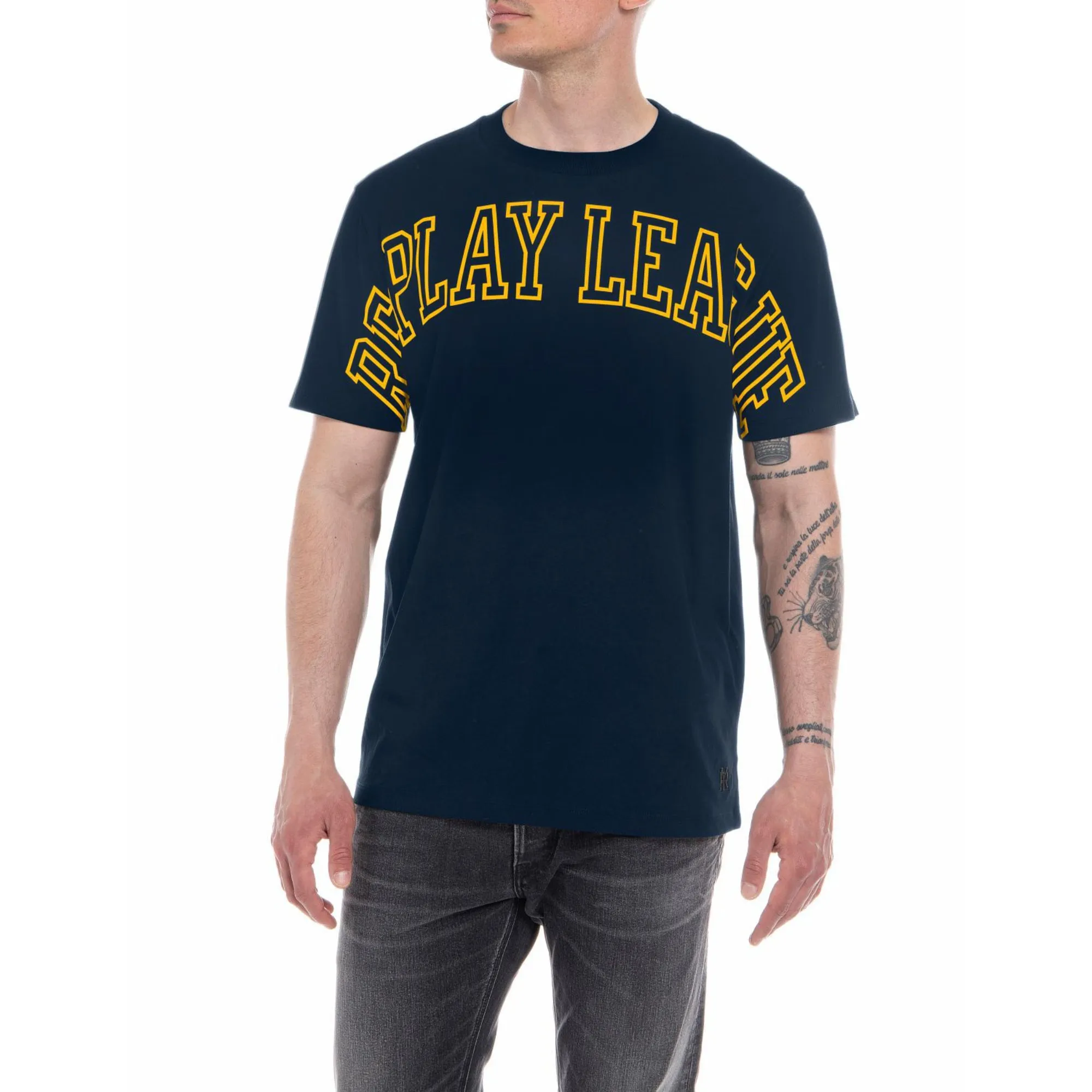 Replay Men's Regular Fit Basic Jersey T-shirt