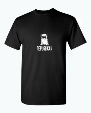 Repuglican t-shirt, pug life t-shirt dog lover tees