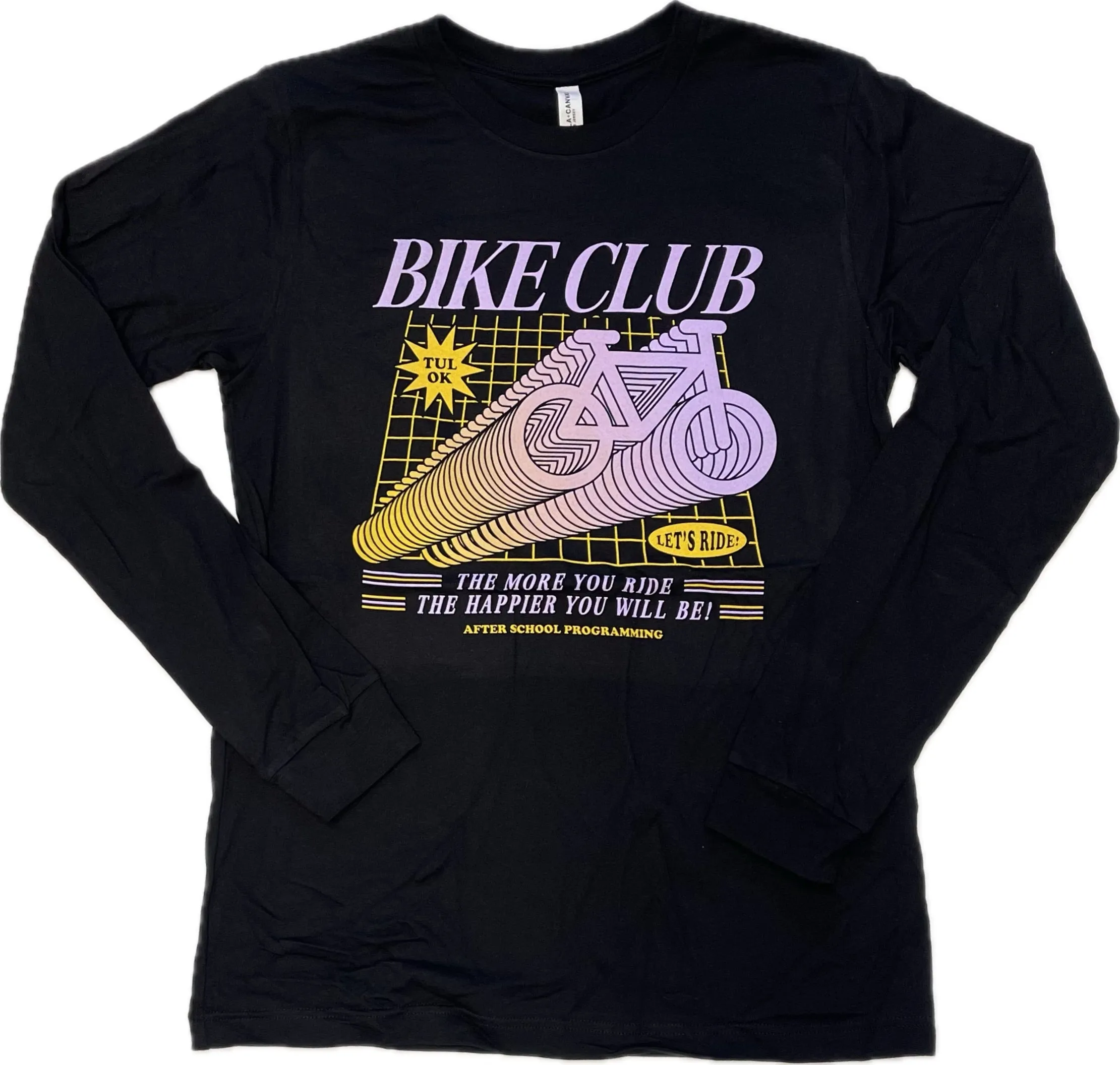 Retro Bike Club Long Sleeve Tee