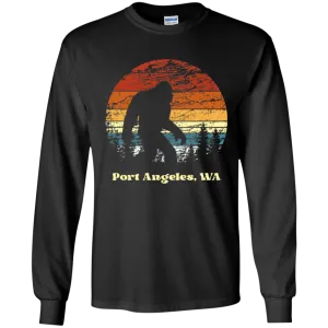 Retro Sunset Sasquatch PA Grunge - Youth Long Sleeve T-Shirt