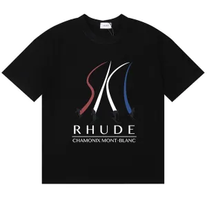 RHUDE Chamonix Mont-Blanc T-Shirts