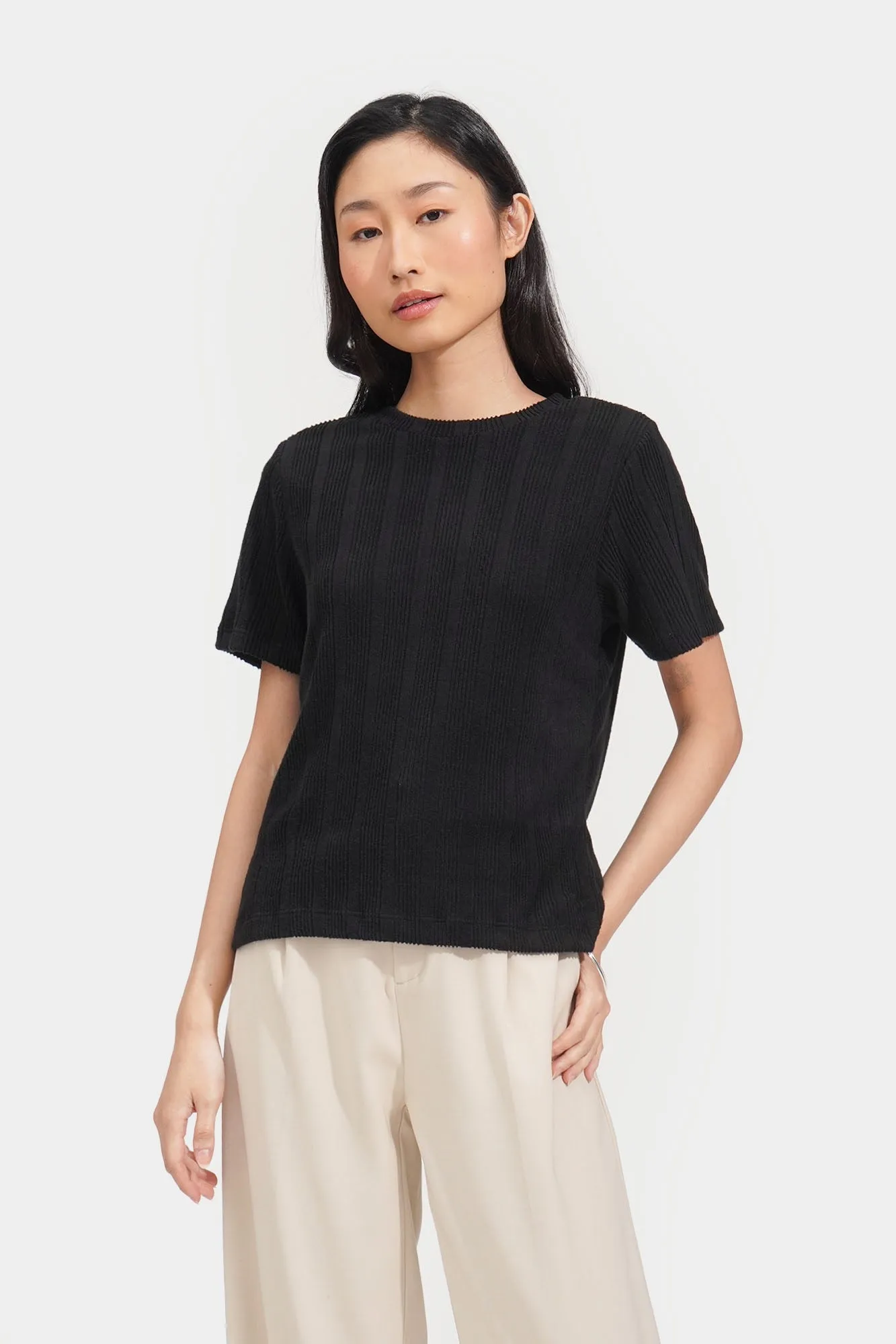 Ribbed Tee