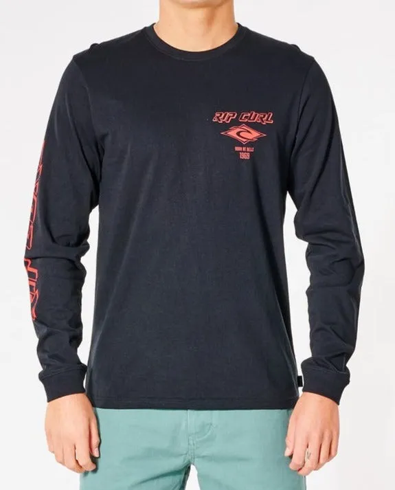 Rip Curl Fade Out Icon Long Sleeve Tee