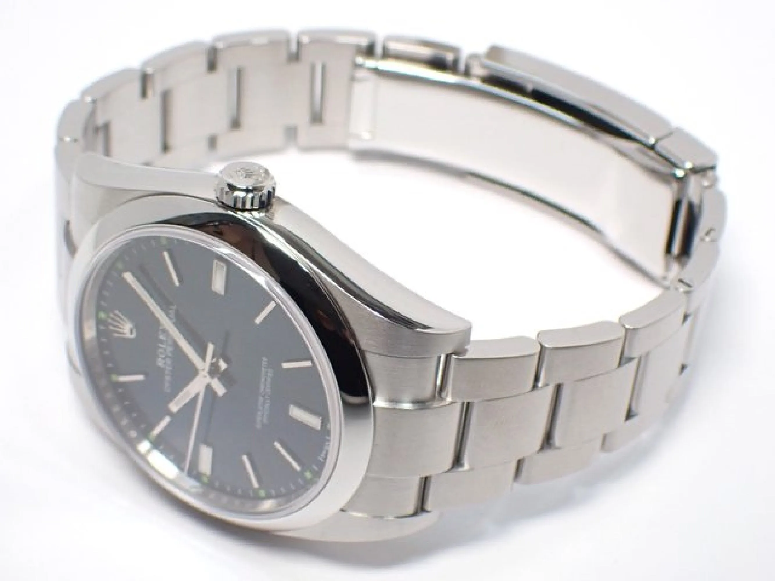 ROLEX Oyster PERPETUAL 39 blue Dial 114300 Mens 178599927