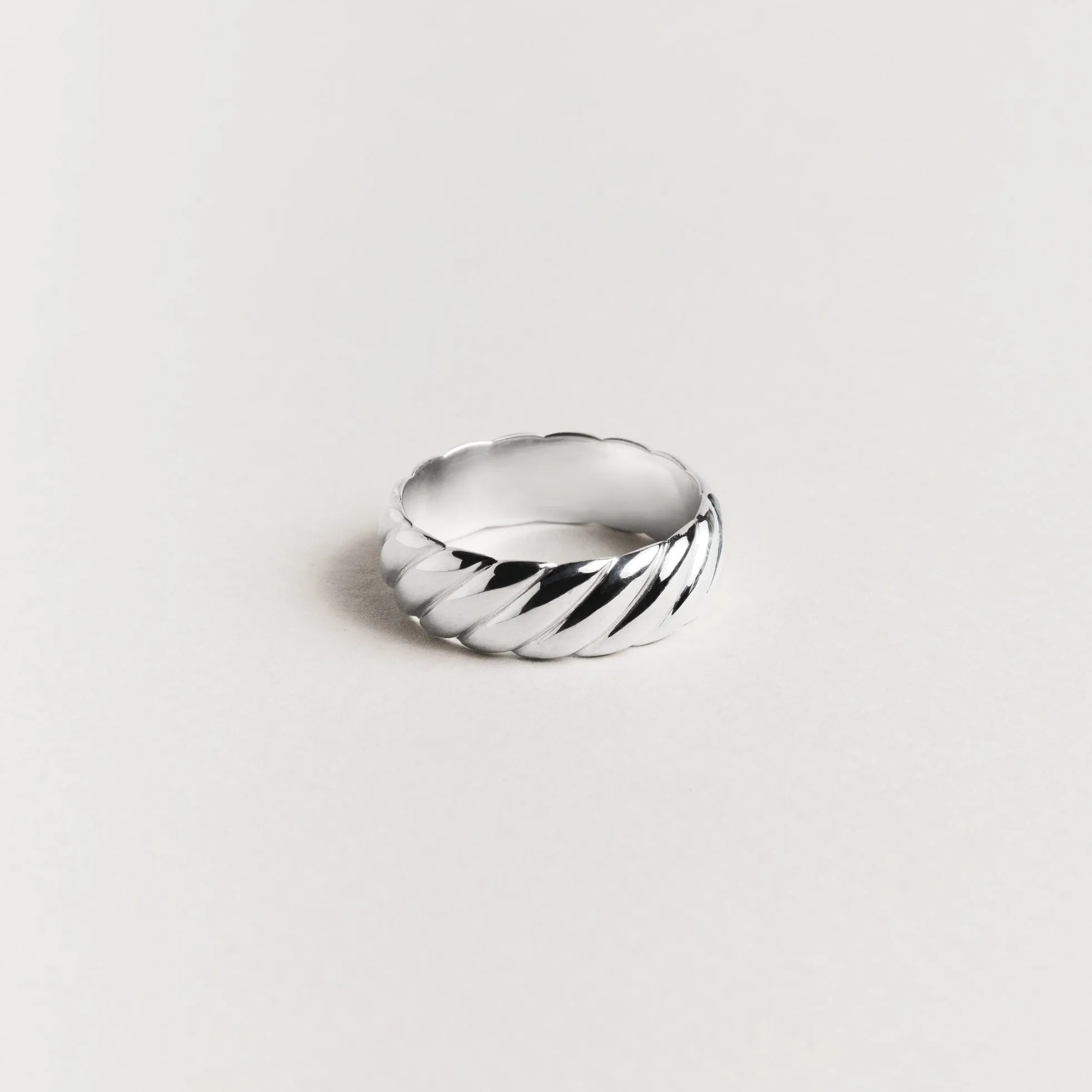 Rope Band Ring, 7mm