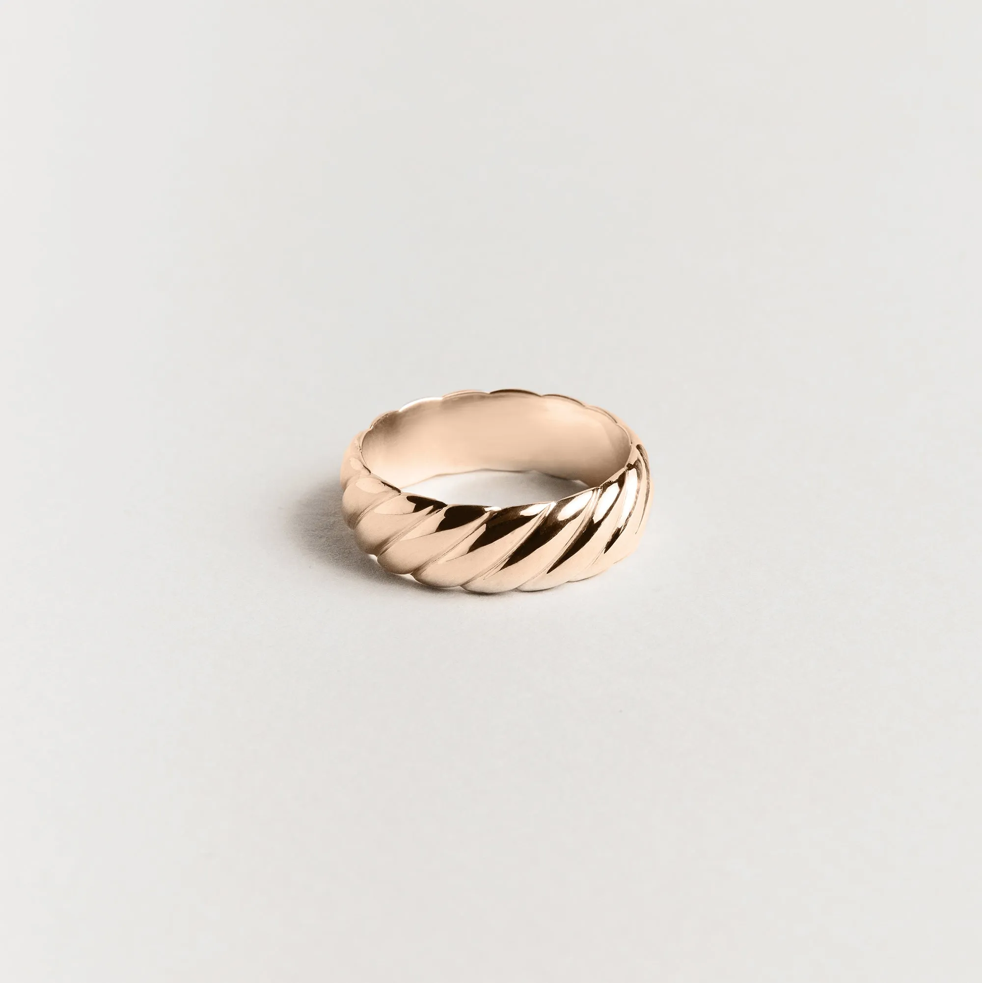 Rope Band Ring, 7mm