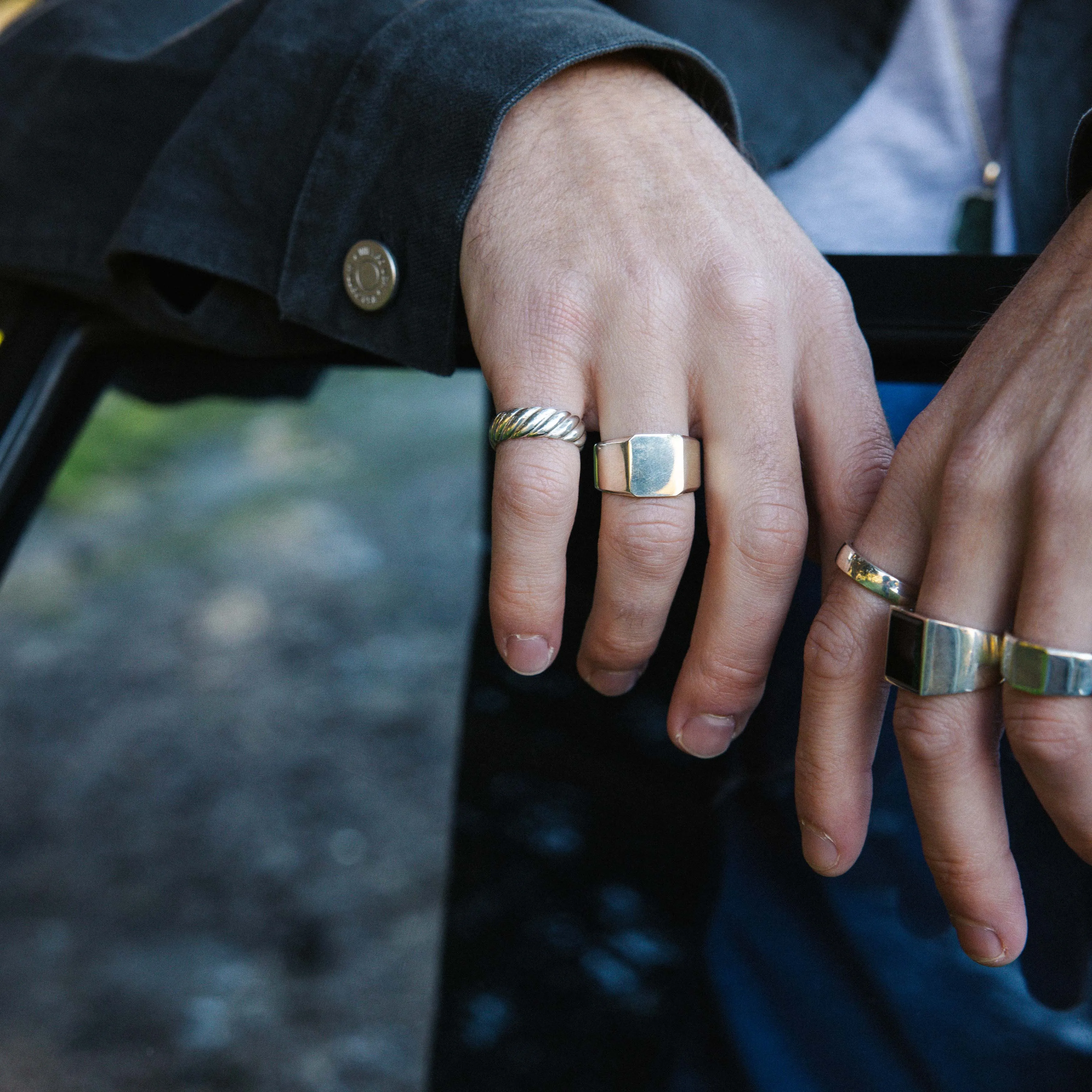 Rope Band Ring, 7mm