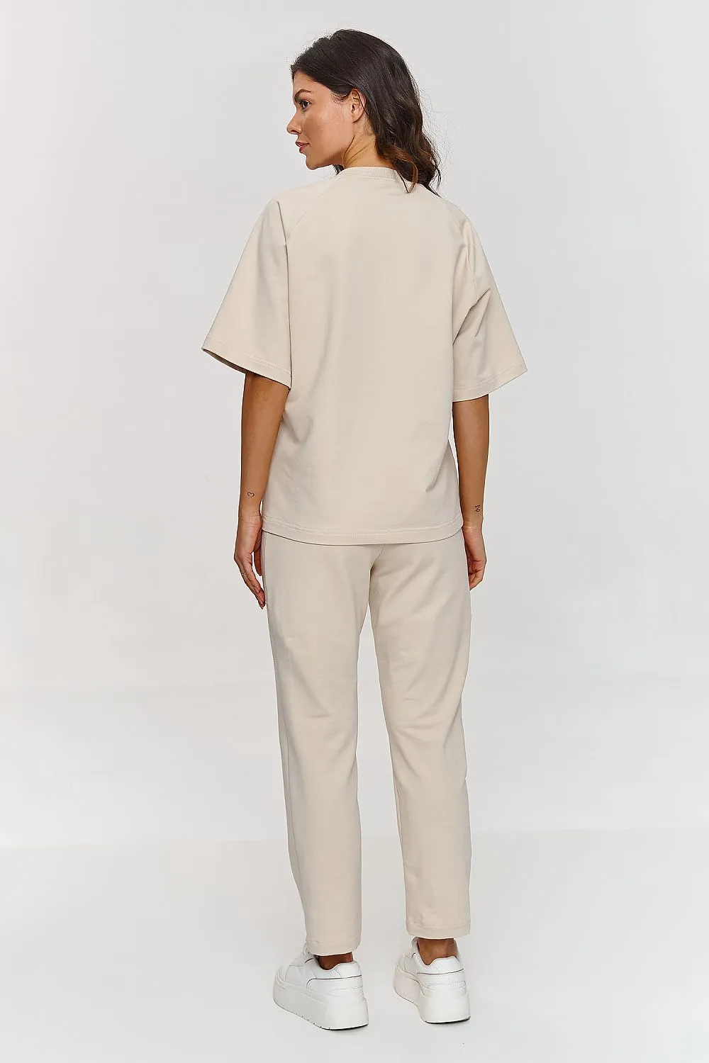 Round neck comfortable tracksuit set
