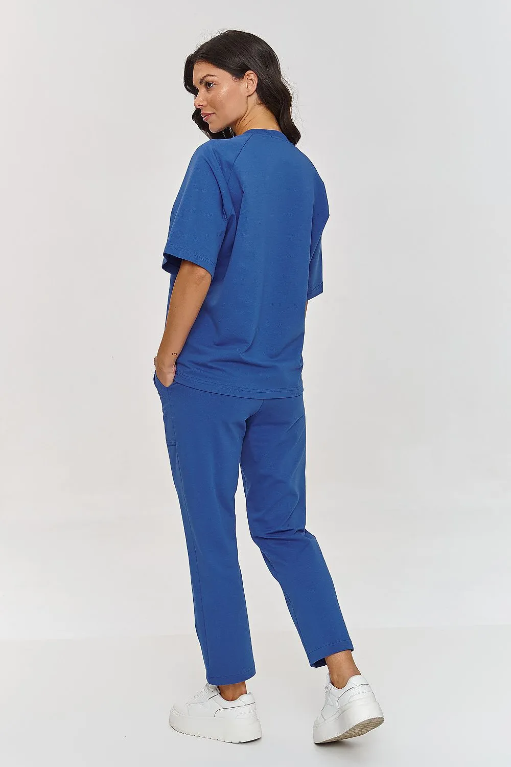 Round neck comfortable tracksuit set
