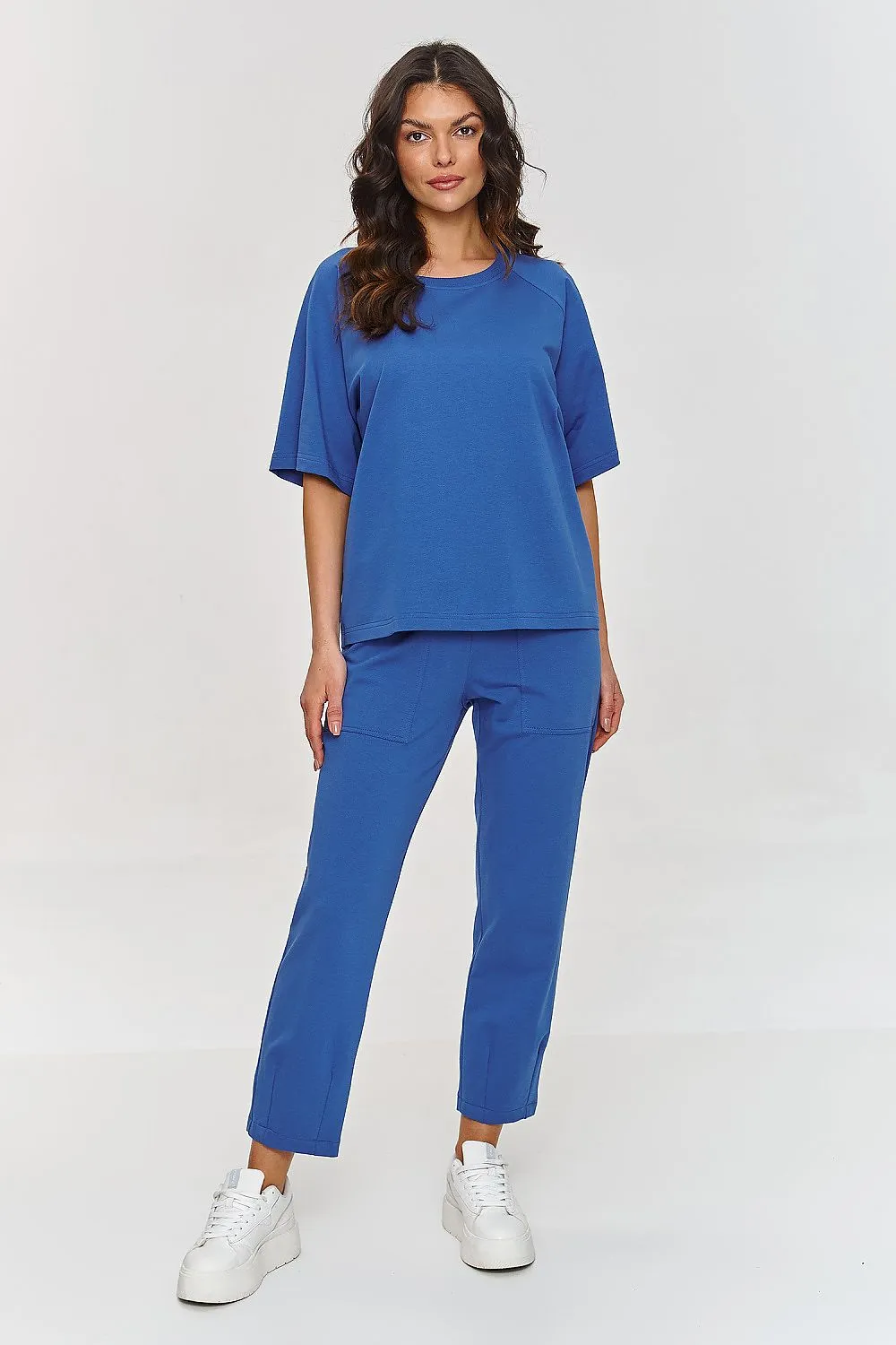 Round neck comfortable tracksuit set