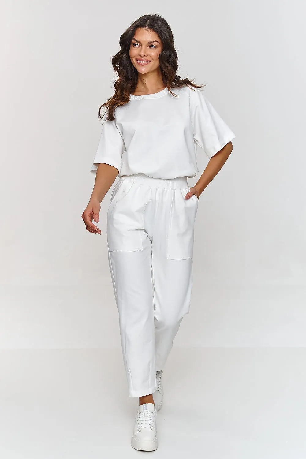 Round neck comfortable tracksuit set