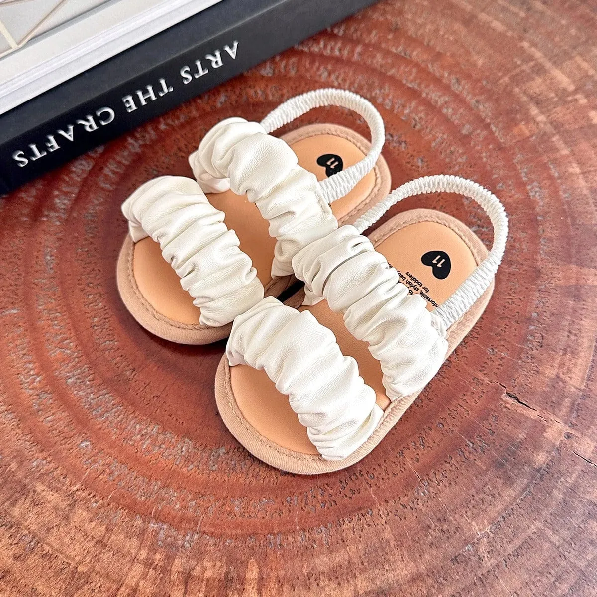 Ruffle Strap Baby Sandals – Soft & Stylish