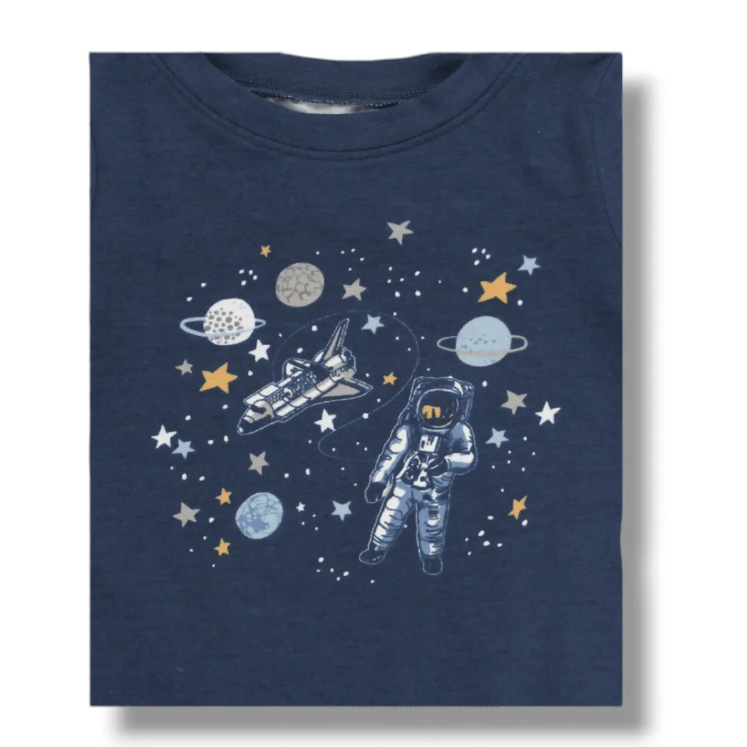 RuffleButts | Pajama Set | Spacewalk