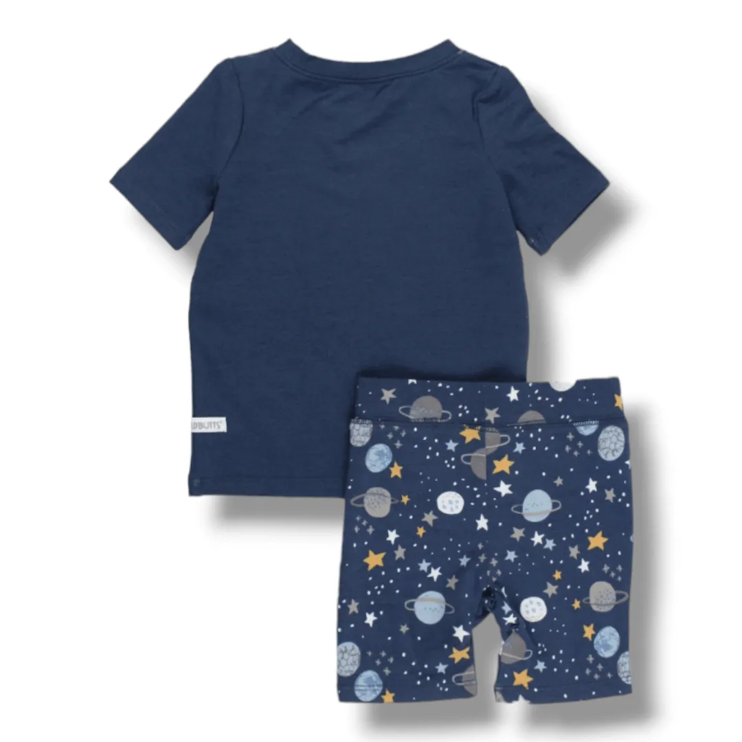 RuffleButts | Pajama Set | Spacewalk