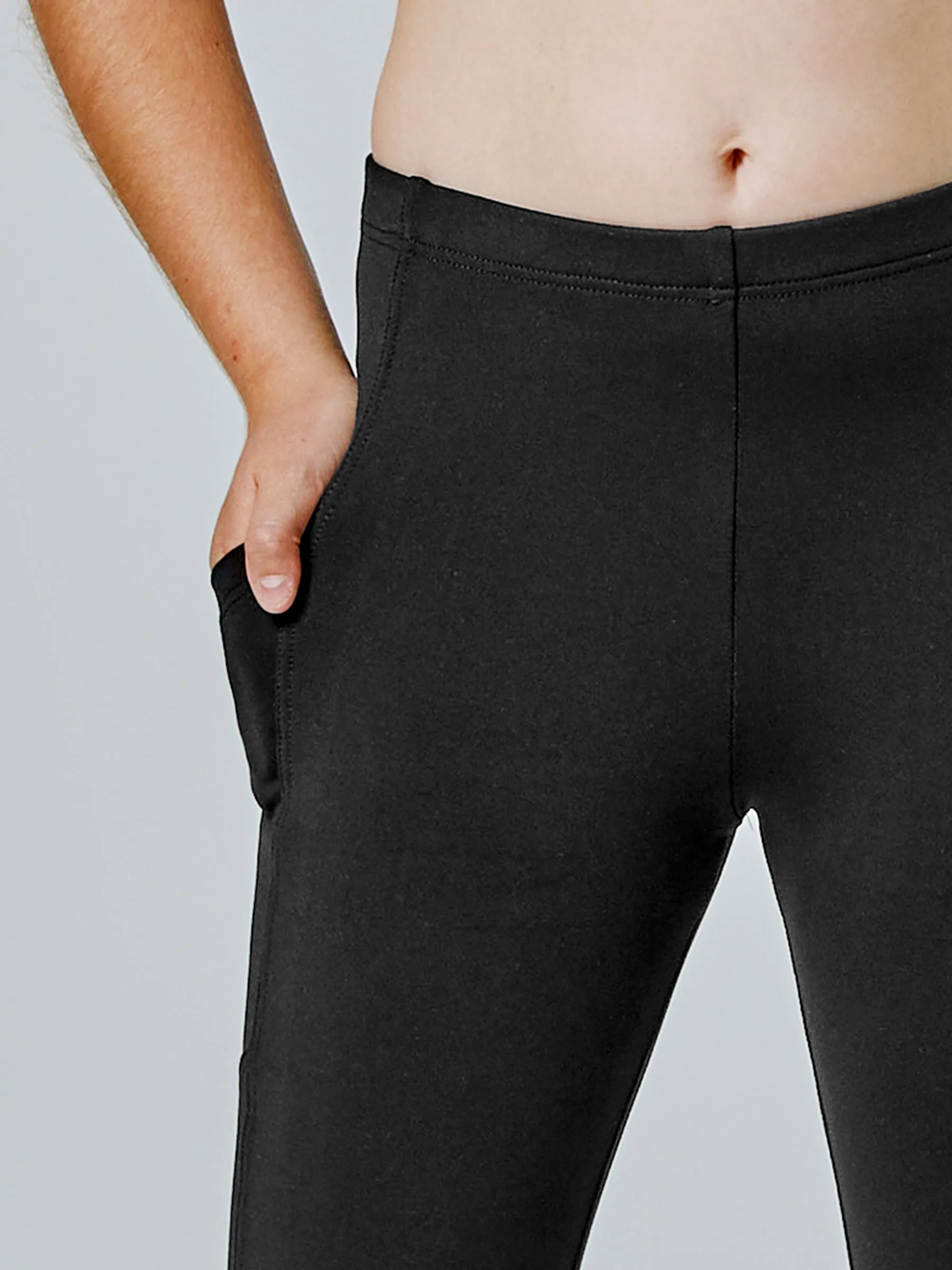 Running Bare Girls (Kids) All Star Tight - Black