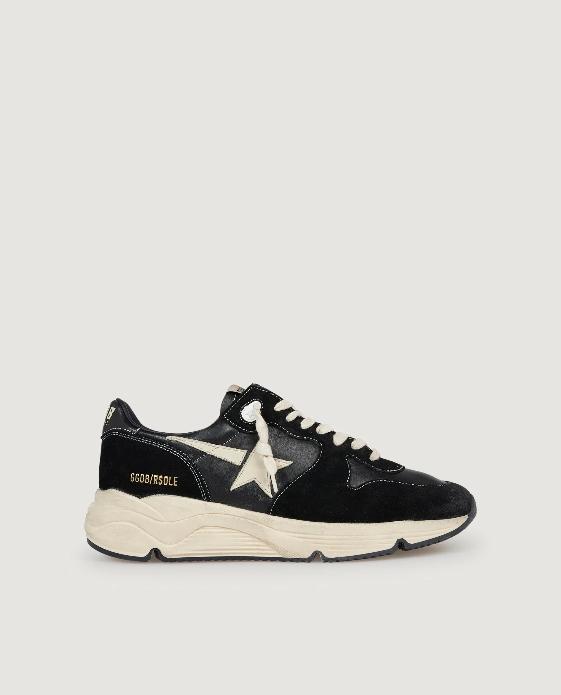 Running sole sneakers - Zwart
