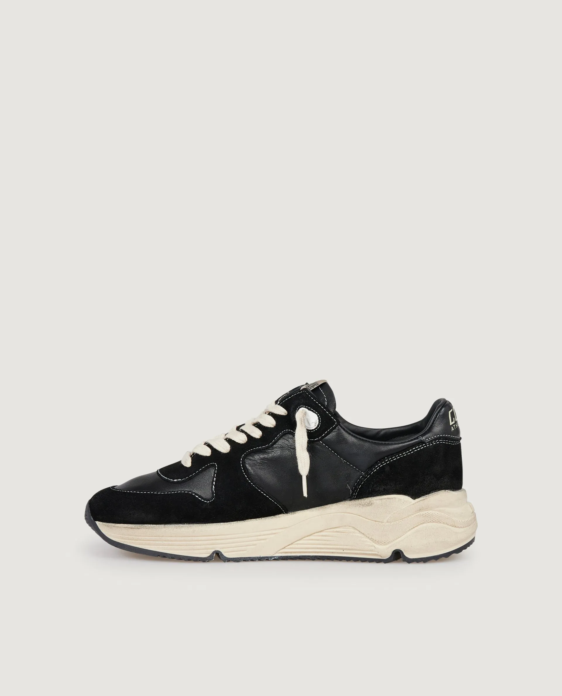 Running sole sneakers - Zwart