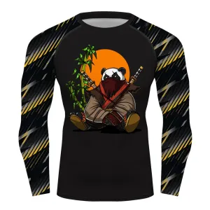Samurai Panda Jiu Jitsu Rash Guard