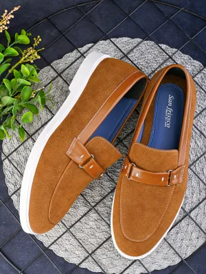 SAN FRISSCO Men Tan Casual Slip-On Shoes